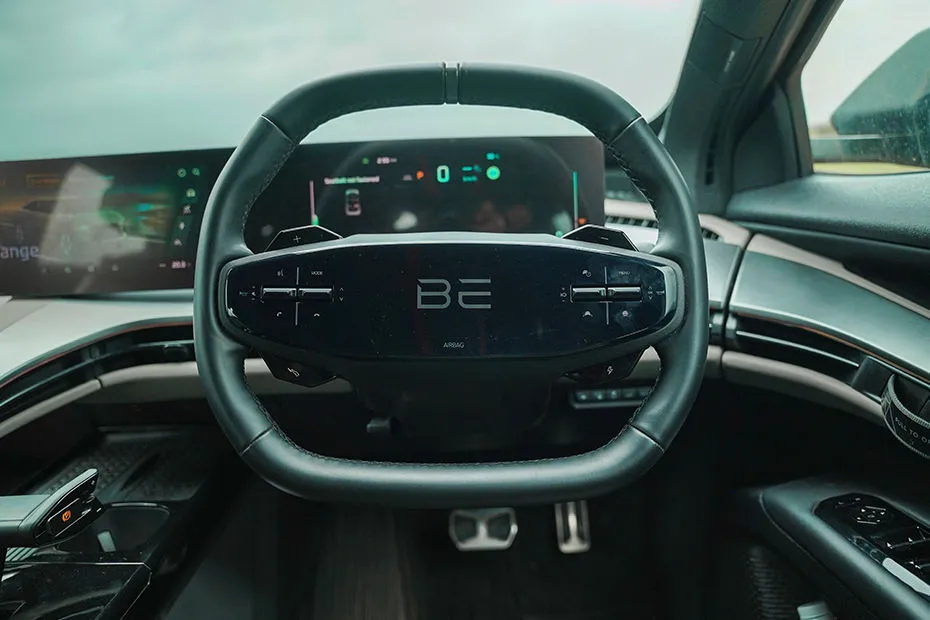 BE 6 steering wheel