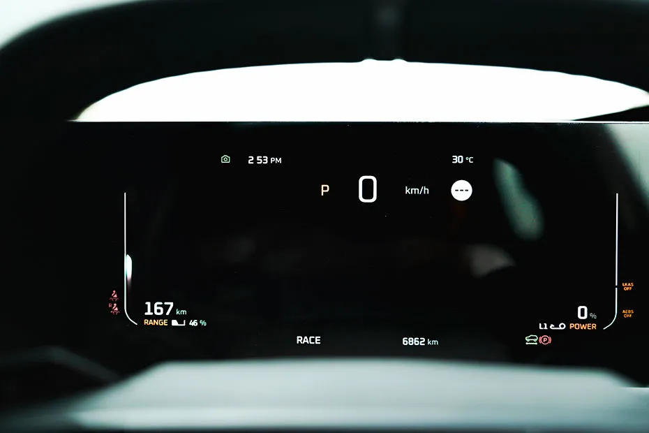 BE 6 instrument cluster