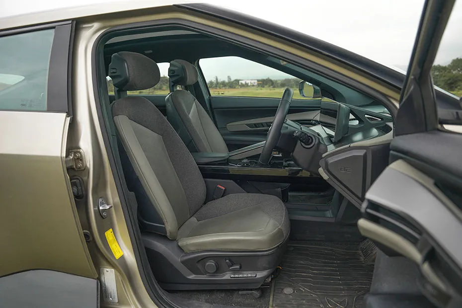 BE 6 front seats