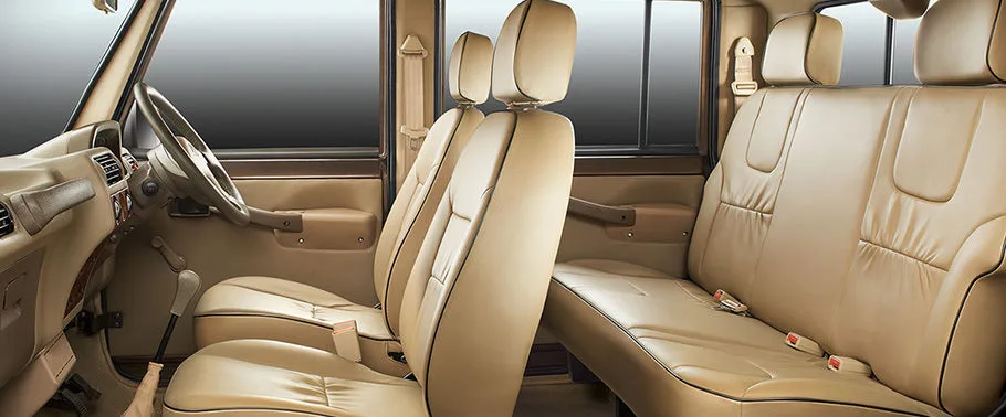 Bolero Camper rear seats