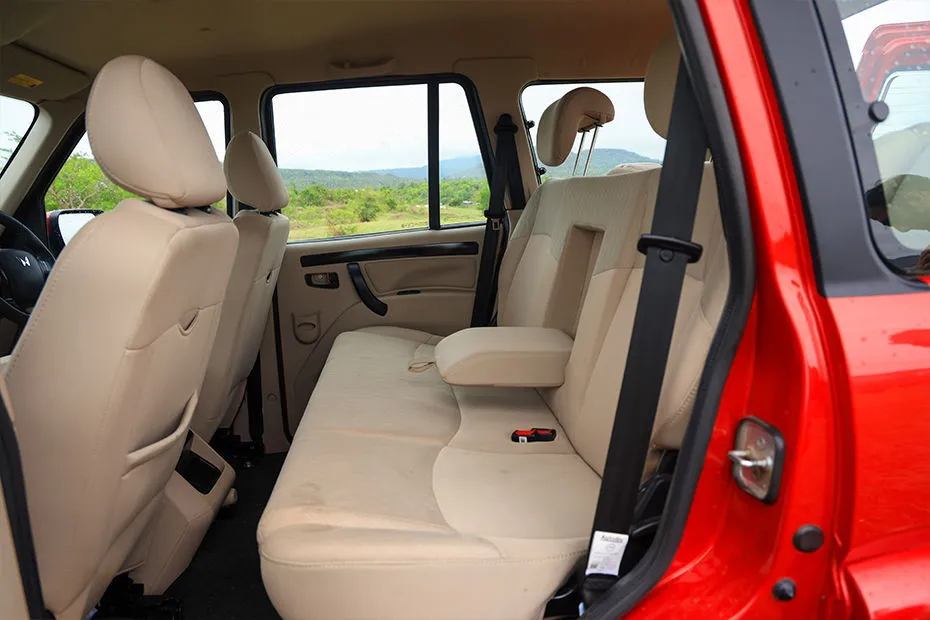 Scorpio Classic rear seats