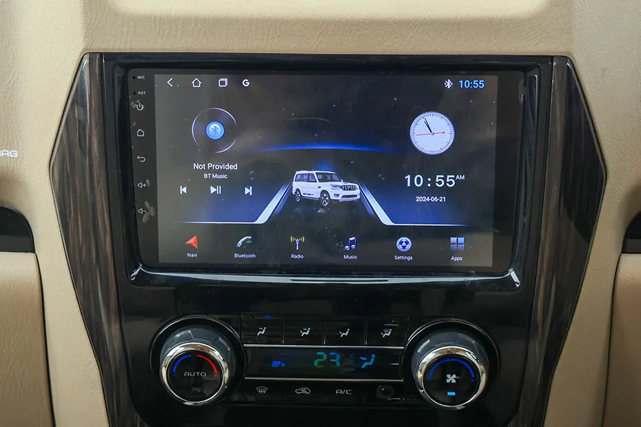 Scorpio Classic infotainment system