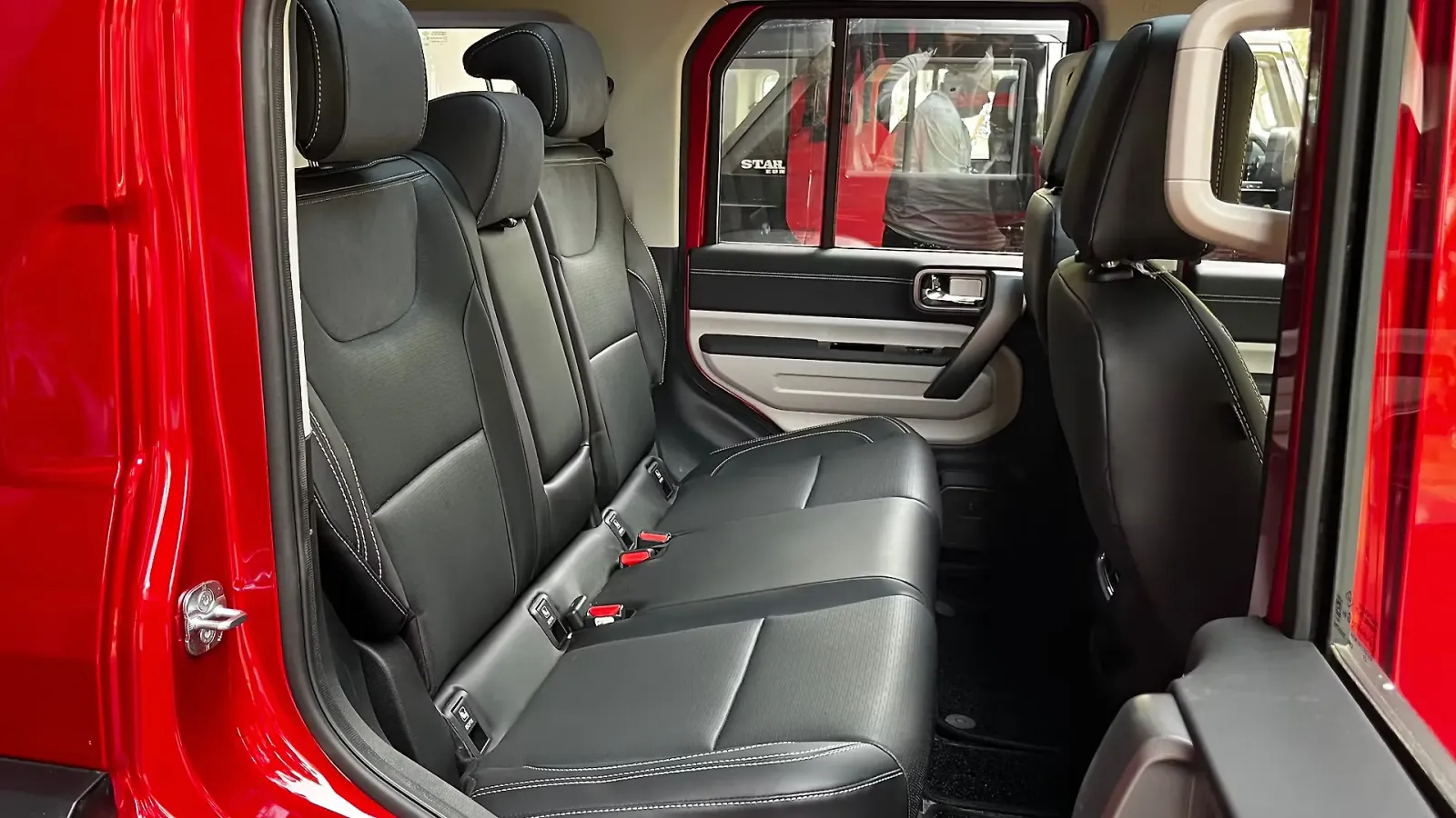 Thar Roxx rear seats
