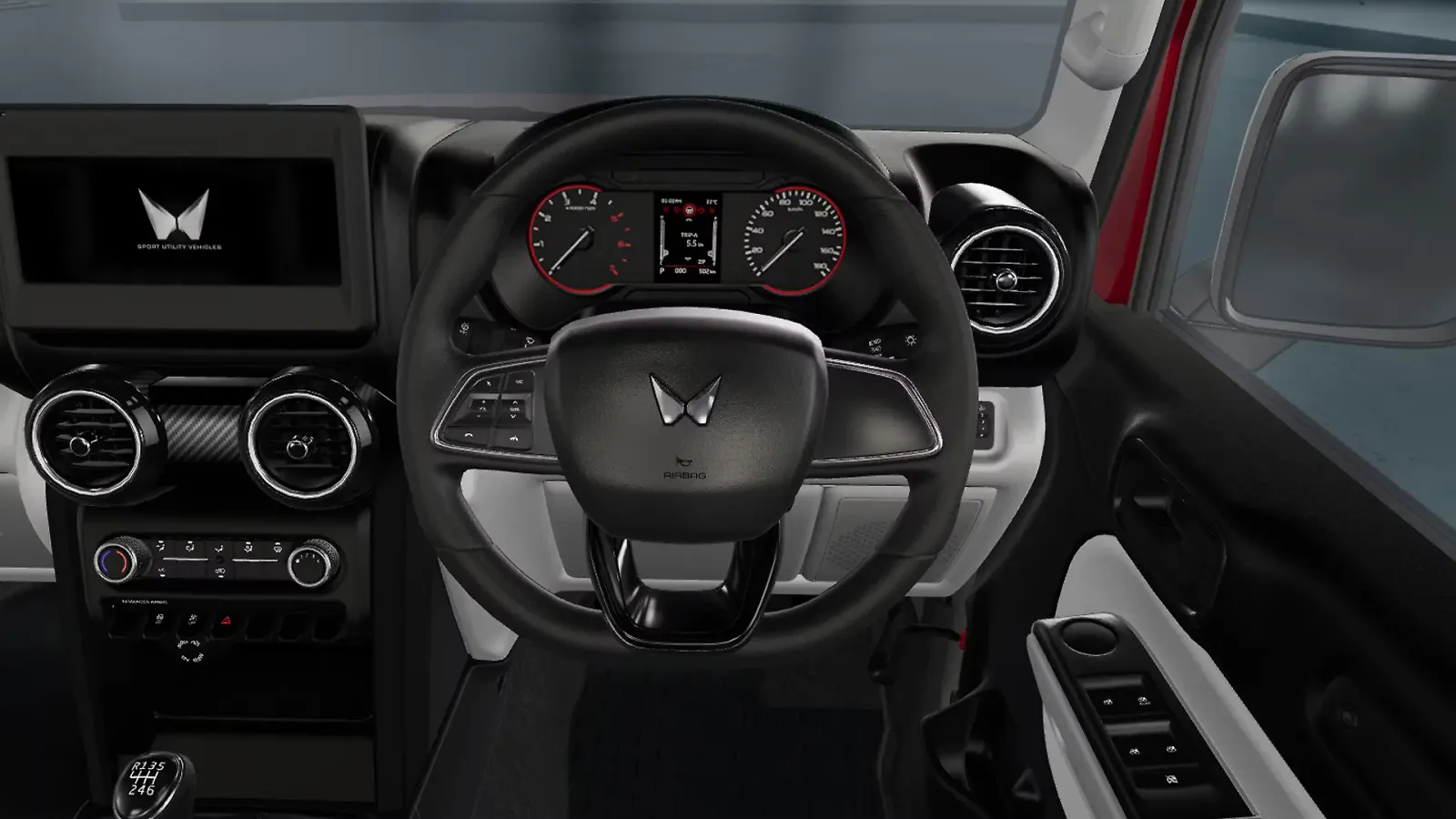 Thar Roxx steering wheel