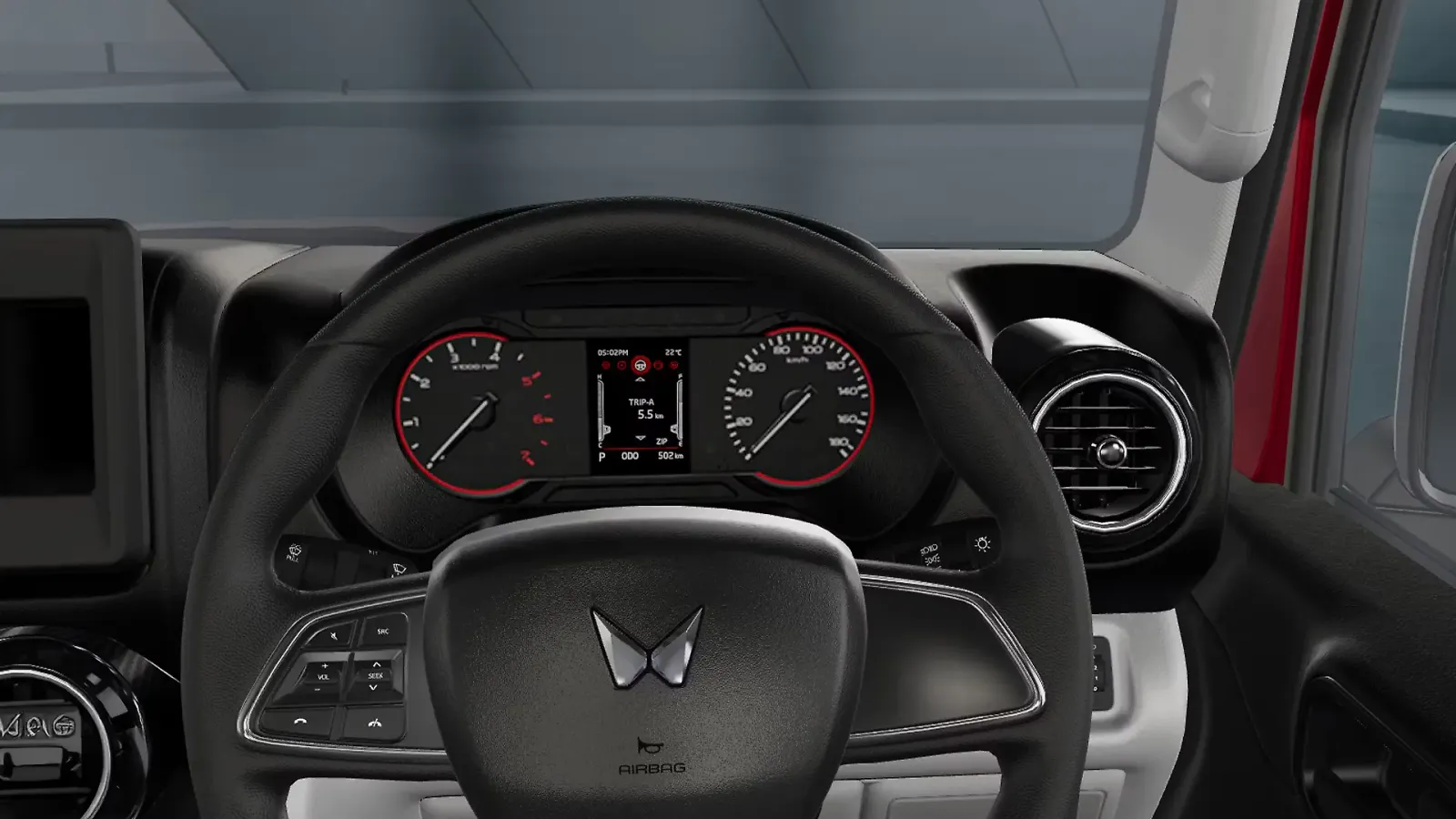Thar Roxx instrument cluster