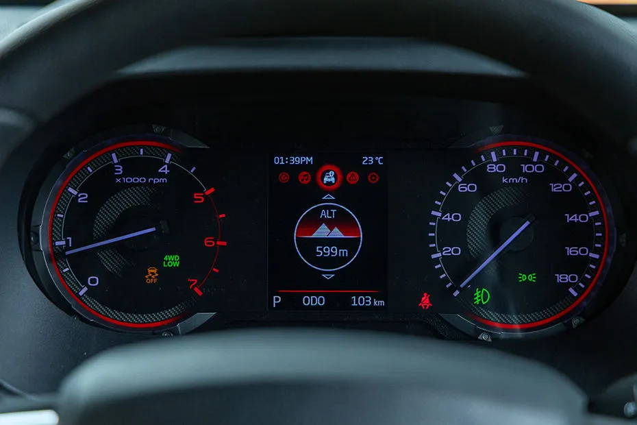 Thar instrument cluster