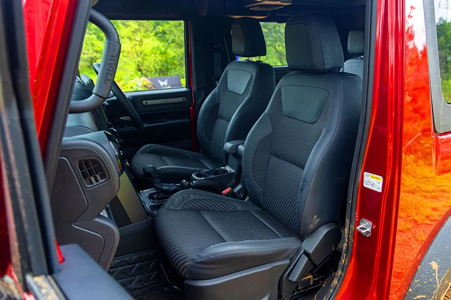 Thar front seats