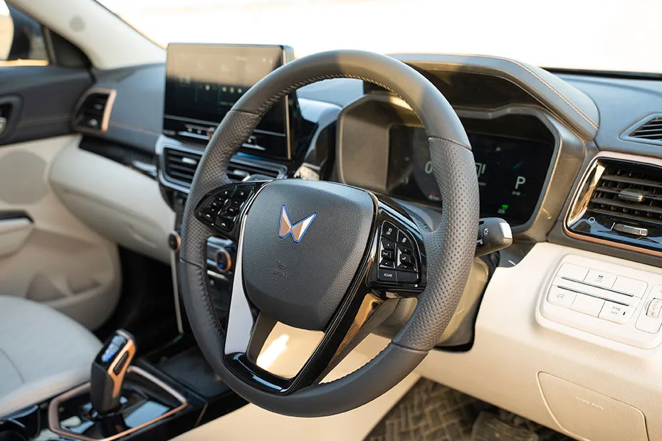 XUV 3XO EV steering wheel