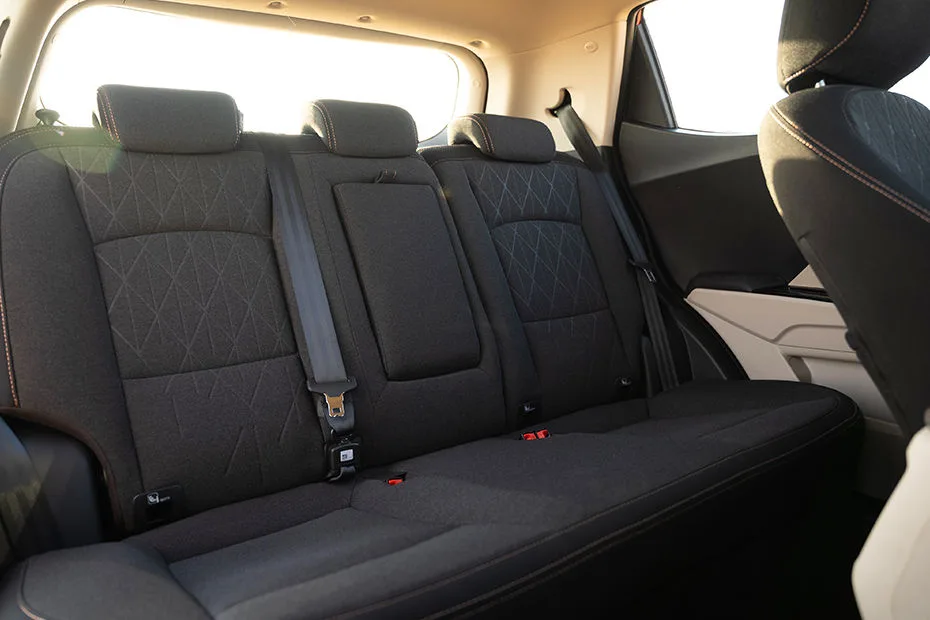 XUV 3XO EV rear seats
