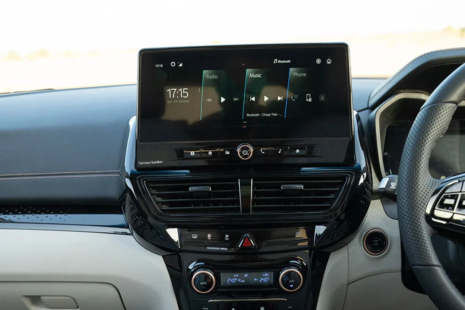 XUV 3XO EV infotainment system